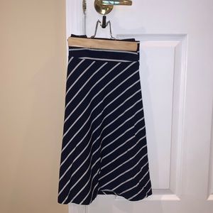 NWT Talbots Striped Skirt Size Small Petite
